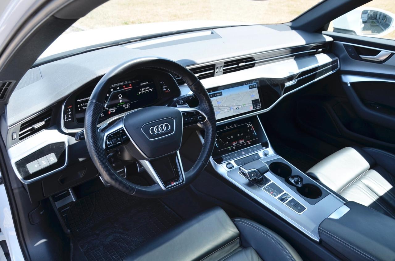 AUDI A6 AVANT 50 3.0 TDI MILD HYBRID S LINE INT+EXT QUATTRO 286cv TIPTRONIC, GARANZIA AUDI 3/28, UFF ITALIANA, EURO 6D, SERVICE AUDI, TETTO, FULL LED, PERMUTE