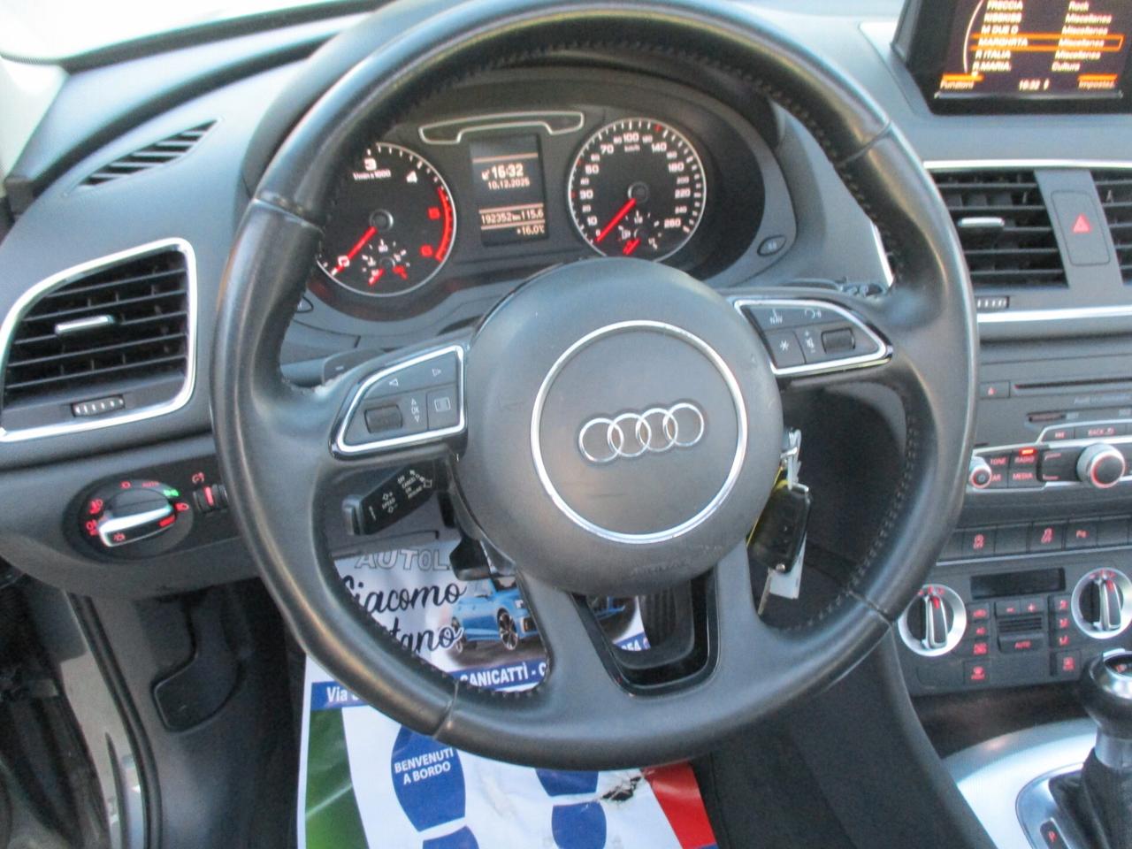 Audi Q3 2.0 TDI 177 CV S-TRONIC FULL (TETTO, NAVI)