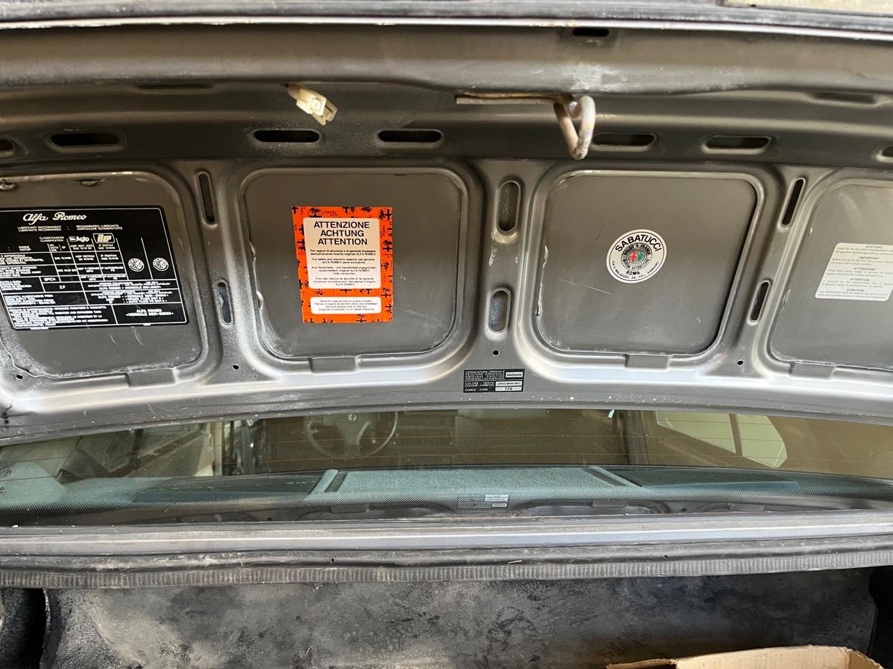 Alfa Romeo 75 Turbo SENZA MOTORE