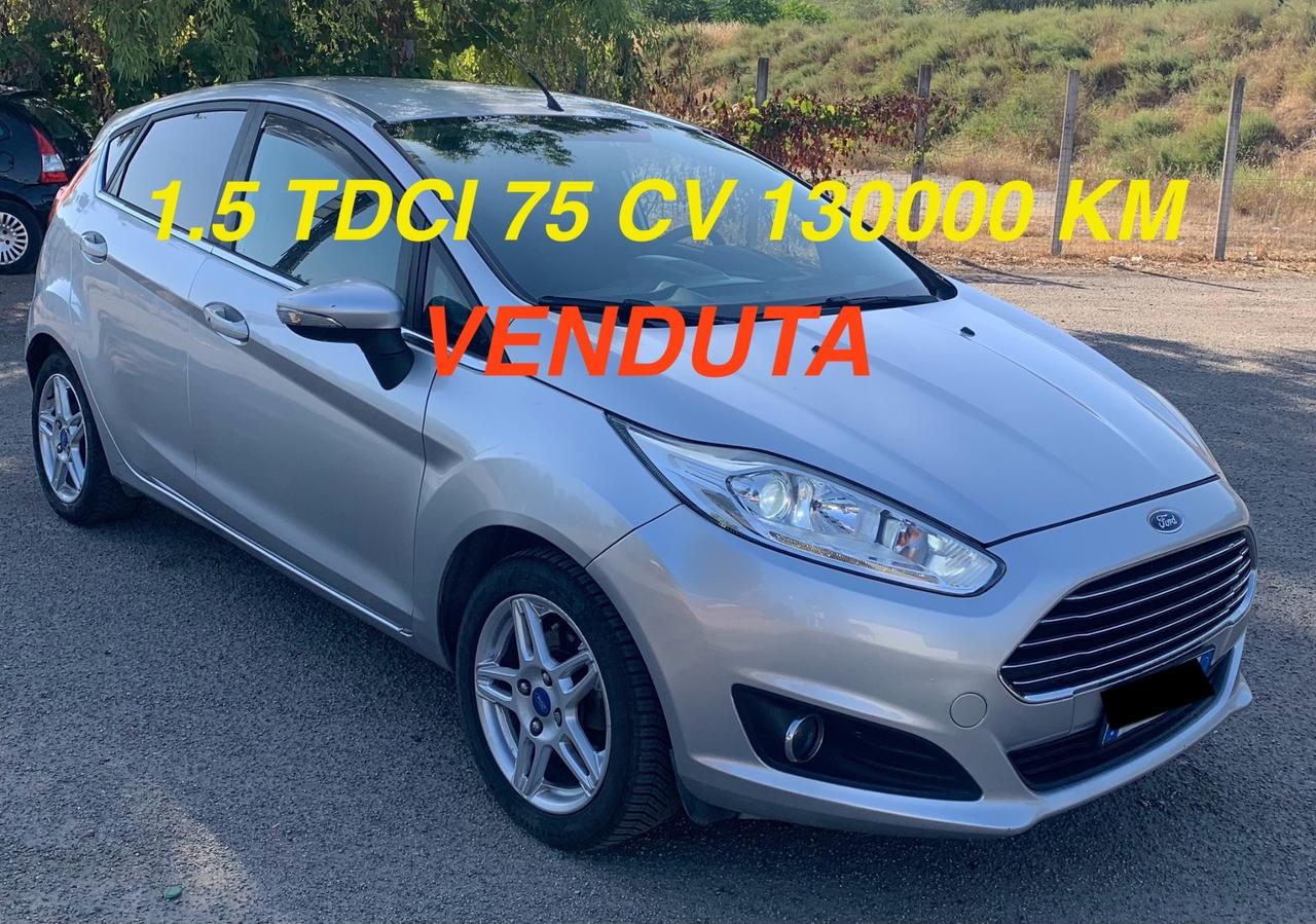 Ford Fiesta 1.5 TDCi 75CV 5 porte 130000KM
