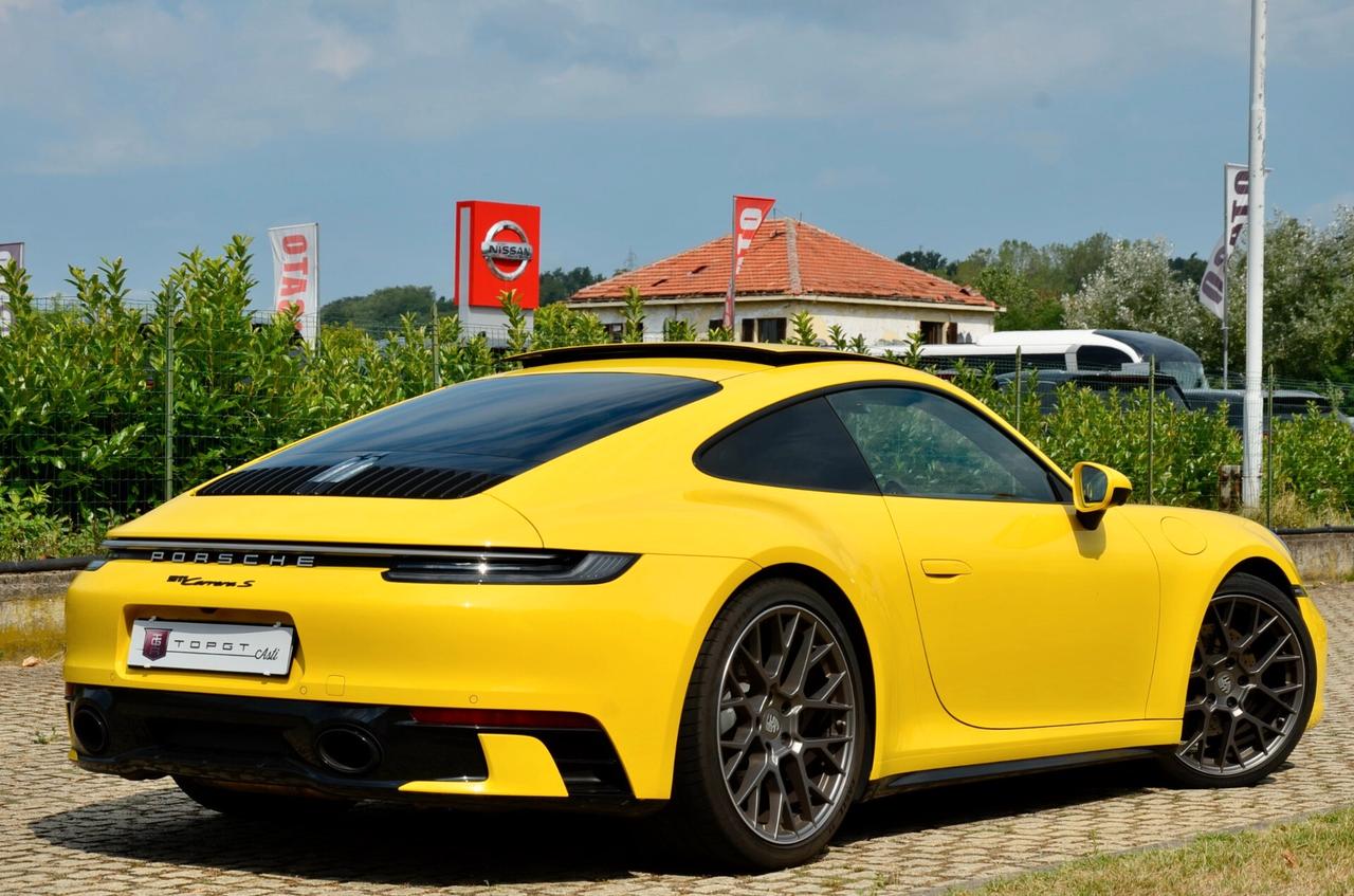 PORSCHE 992 911 COUPE 3.0 CARRERA S 450cv PDK, APPROVED 7/26, SERVICE PORSCHE, TETTO, ASSE POST STERZANTE, MATRIX, HI-FI BOSE, SCARICO, PERMUTE