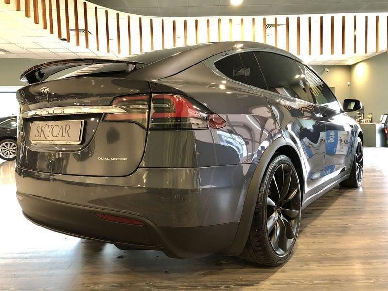 Tesla Model X Long Range AWD Raven 7 Posti Gancio traino