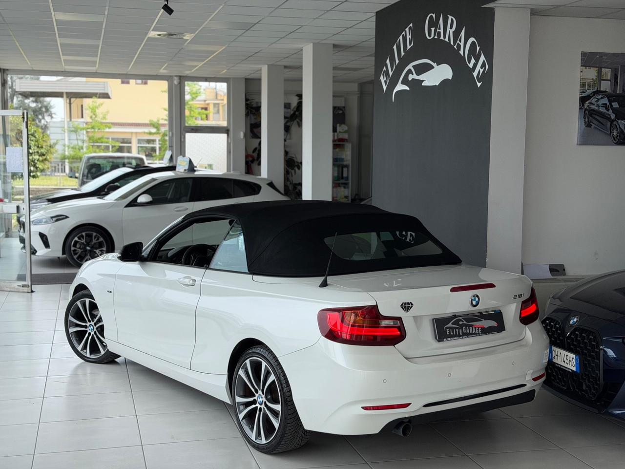 Bmw 218i Cabrio Sport Bianco Perla