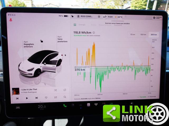 TESLA Model 3 NV35 RWD Premium*UNICO PROPRIETARIO*