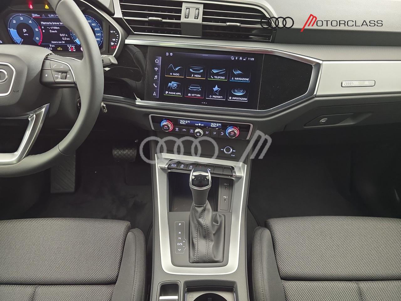 Audi Q3 sportback 35 2.0 tdi identity black s tronic