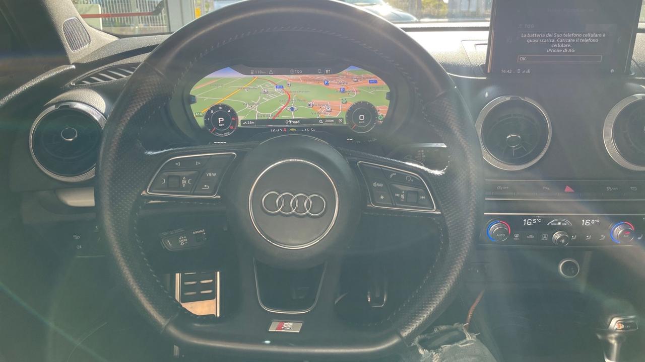 Audi A3 SPB 2.0 TDI S tronic S-line Look S3 int. est.