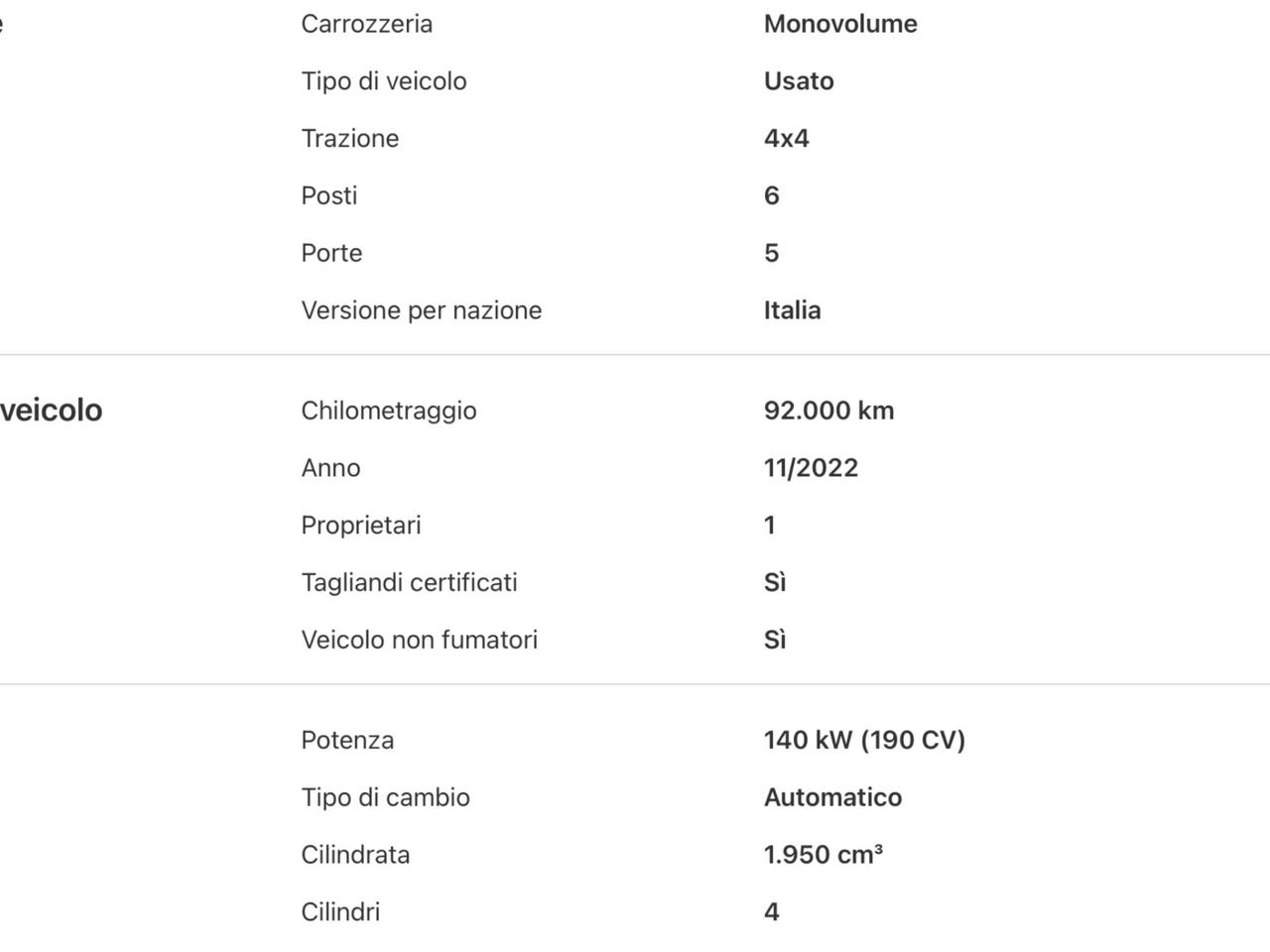 Mercedes-benz V 250 d Automatic 4Matic Premium Extralong Perfetta