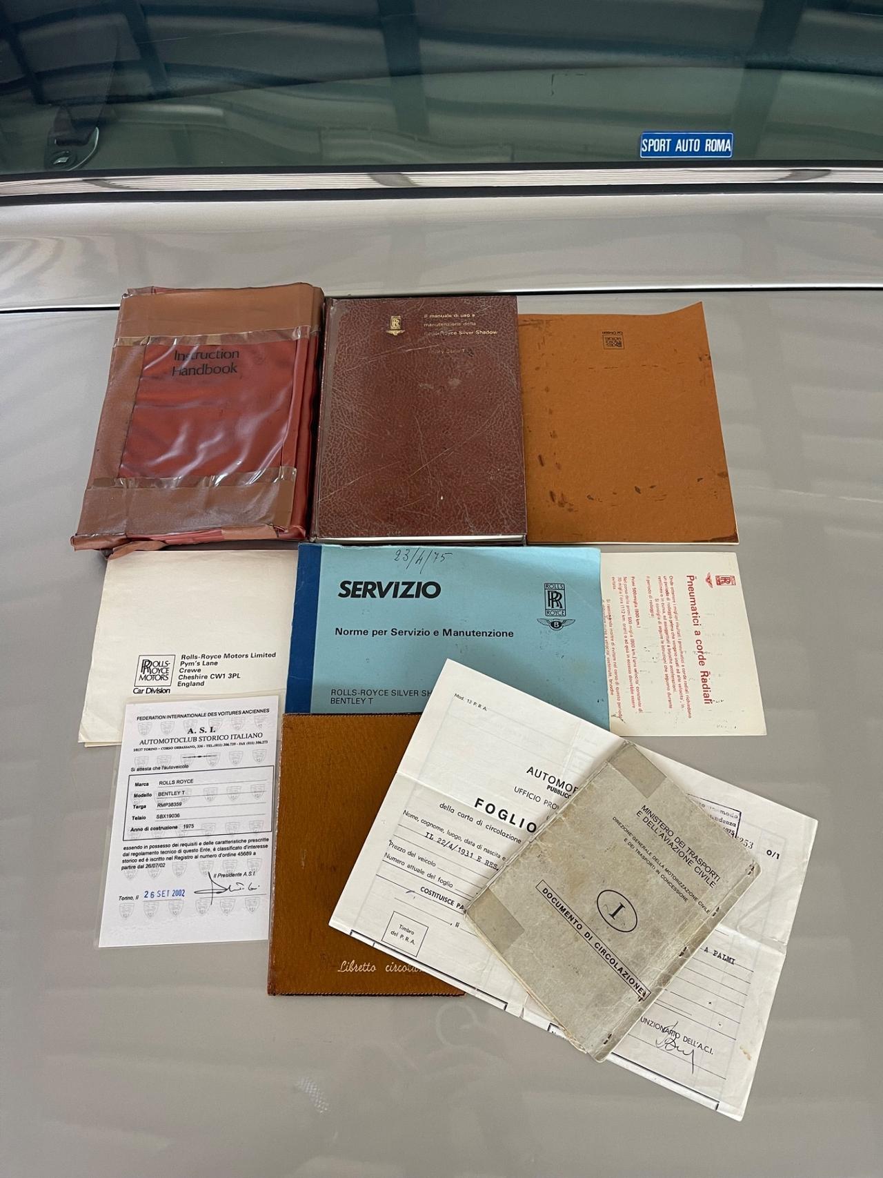 Rolls Royce T Bentley V8 ASI Unipro Da Collezione PERMUTE RATE