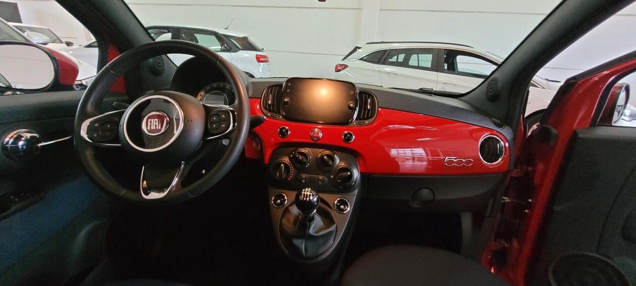 Fiat 500 1.0 Hybrid Red