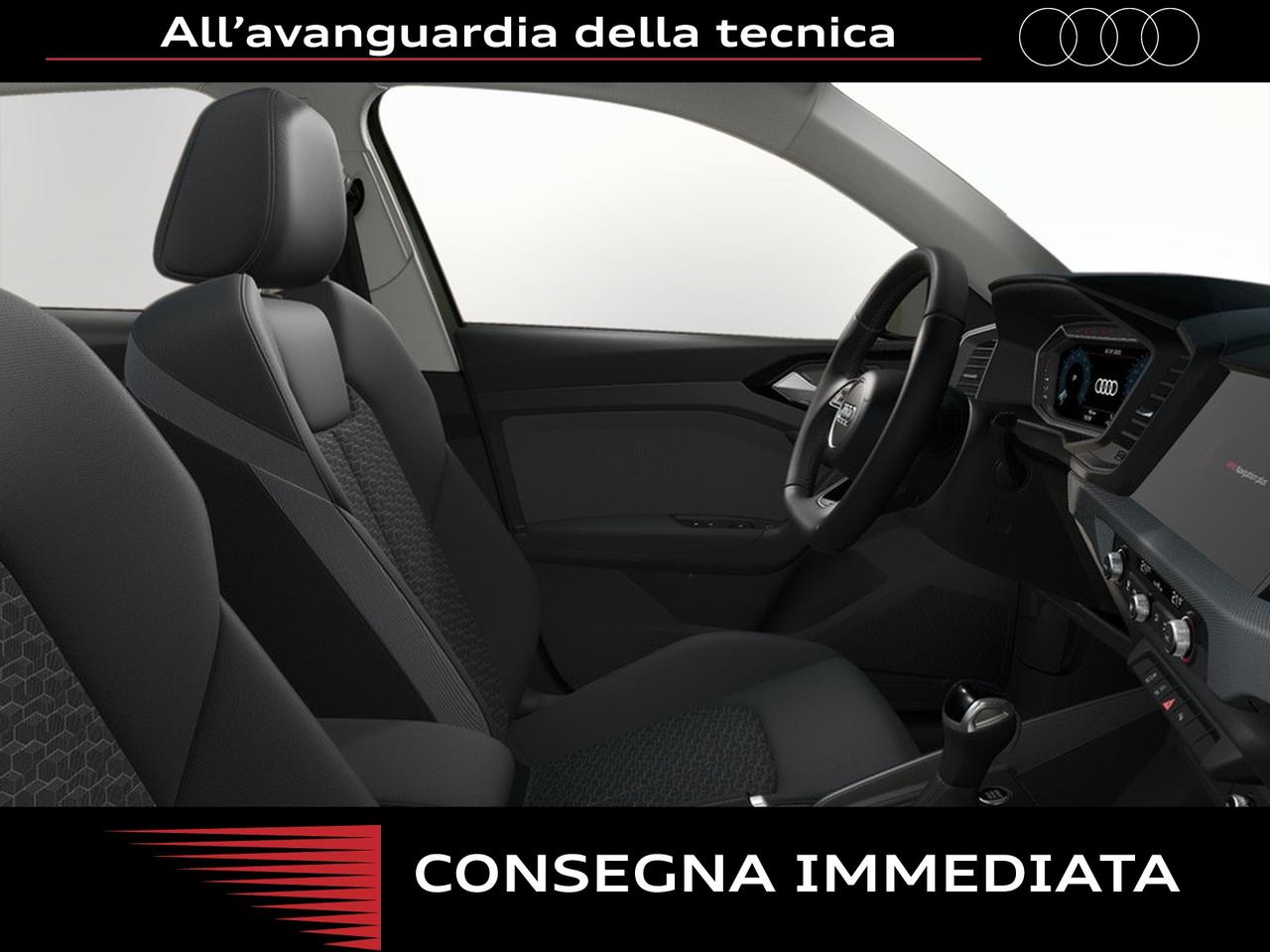 Audi A1 sportback 30 1.0 tfsi 116cv identity black s tronic