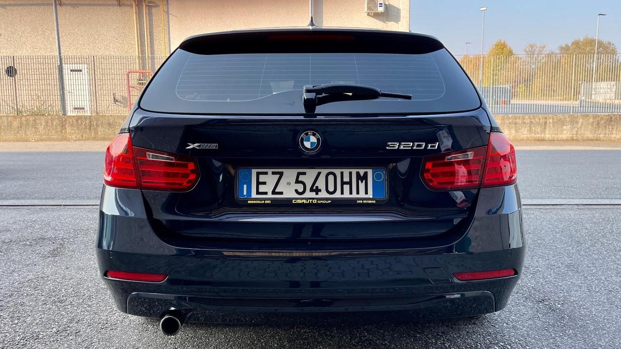 BMW 320D TOURING X-DRIVE 2.0 SPORT 184CV - FULL LED, TURBINA NUOVA, DISTRIBUZIONE EFFETTUATA