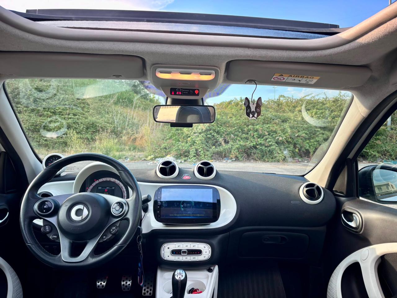 SMART FORFOUR PRIME 2017 | 80.000 KM | TETTO APRIBILE | TOUCHSCREEN | CERCHI NERI | PERFETTA