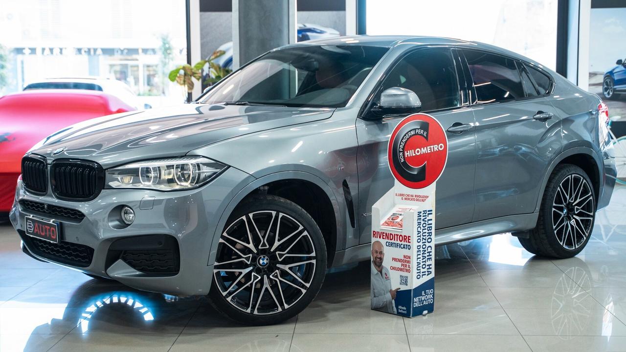 Bmw X6 XDRIVE 30D MSPORT PRO 258CV AUTO 21" PACK LUCI HARMAN KARDON CARBON XENO NAVI PELLE FULL OPTI