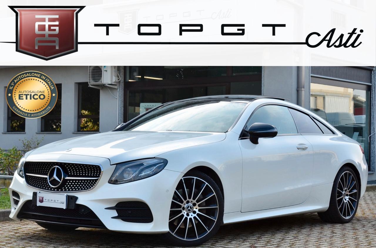MERCEDES-BENZ E220d PREMIUM PLUS AMG 194cv AUTO, TETTO, MULTIBEAM, MASSAGGIO, RETROCAMERA, EURO 6D, PERMUTE