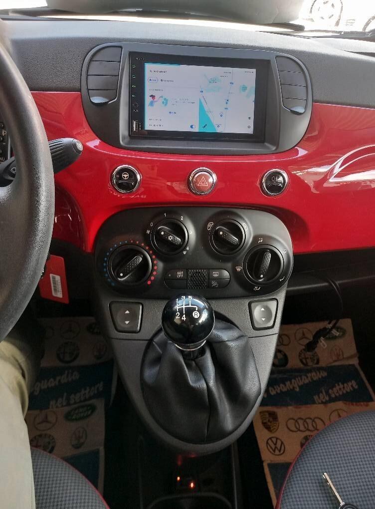 Fiat 500 1.2 EasyPower Pop GPL imp. rinnovato 2035 navigatore GOMME NUOVE PERFETTA