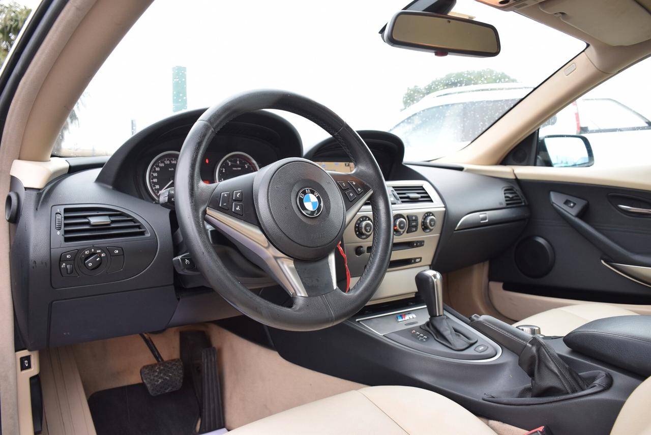 Bmw 630 SERIE 6 630i COUPE' AUTOM. NAV CRUISE SENSORI PELLE