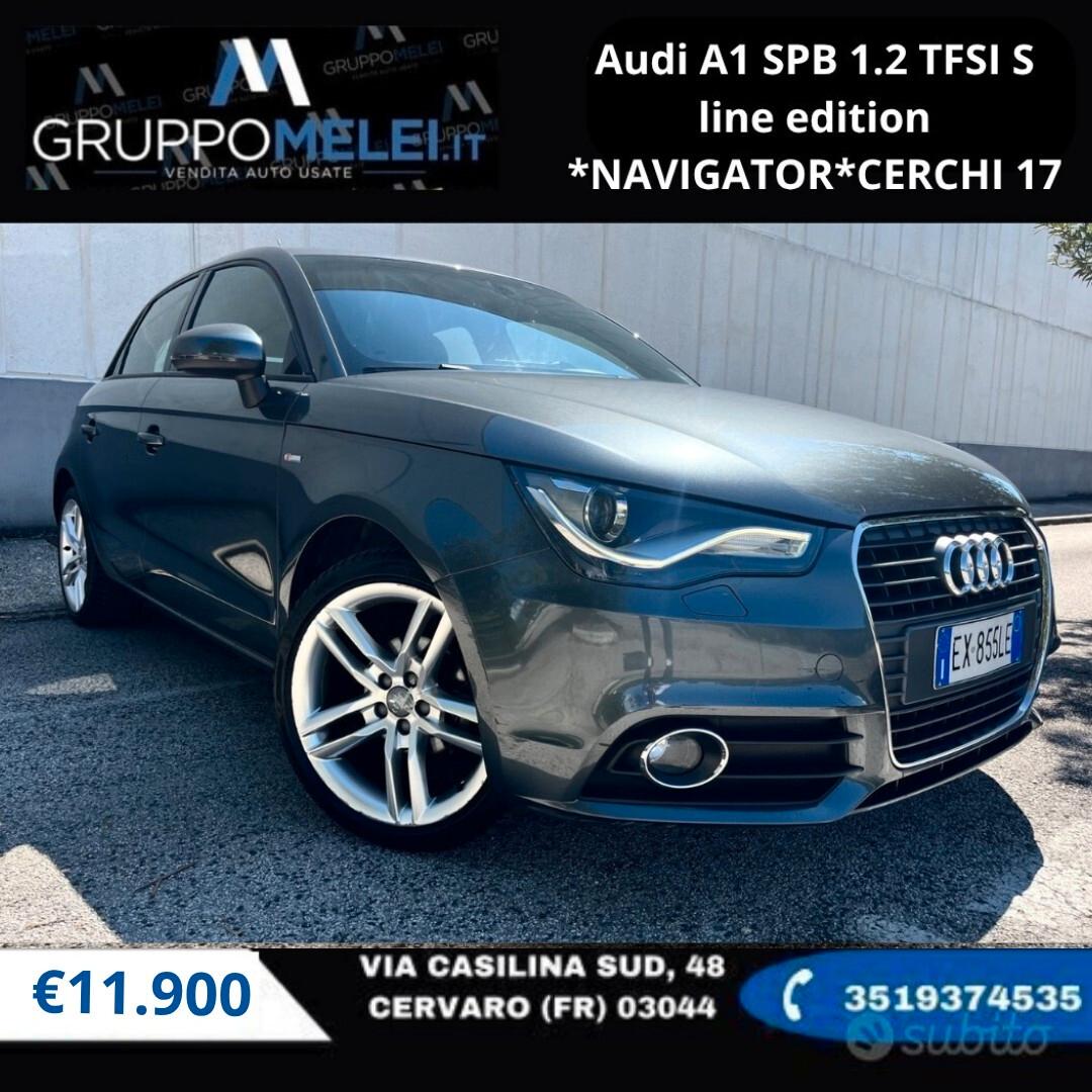 Audi A1 SPB 1.2 TFSI S line edition *NAVIGATOR*CERCHI 17