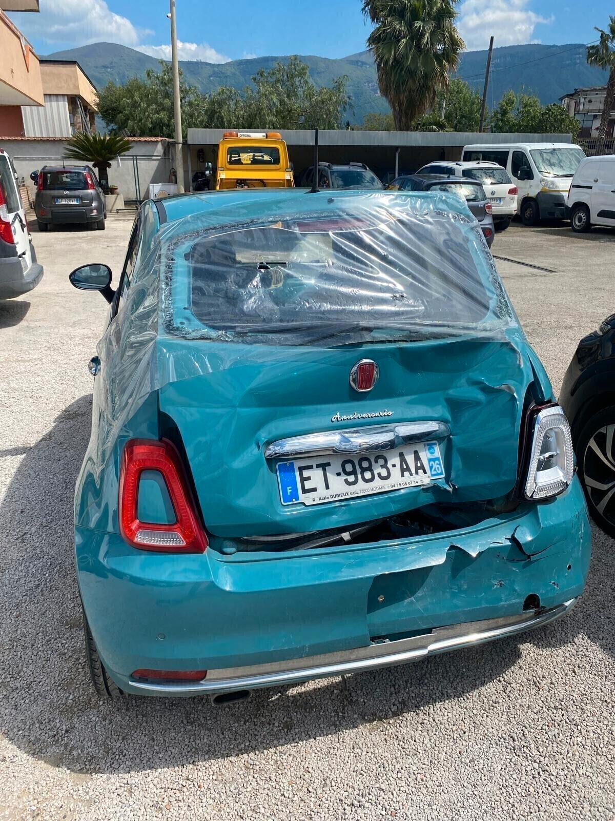 Fiat 500 ANNIVERSARIO SINISTRATA