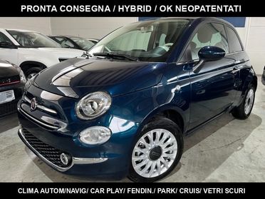 FIAT 500 1.0 Hybrid Dolcevita Clima auto/Navi/Fendi/Park/Cr