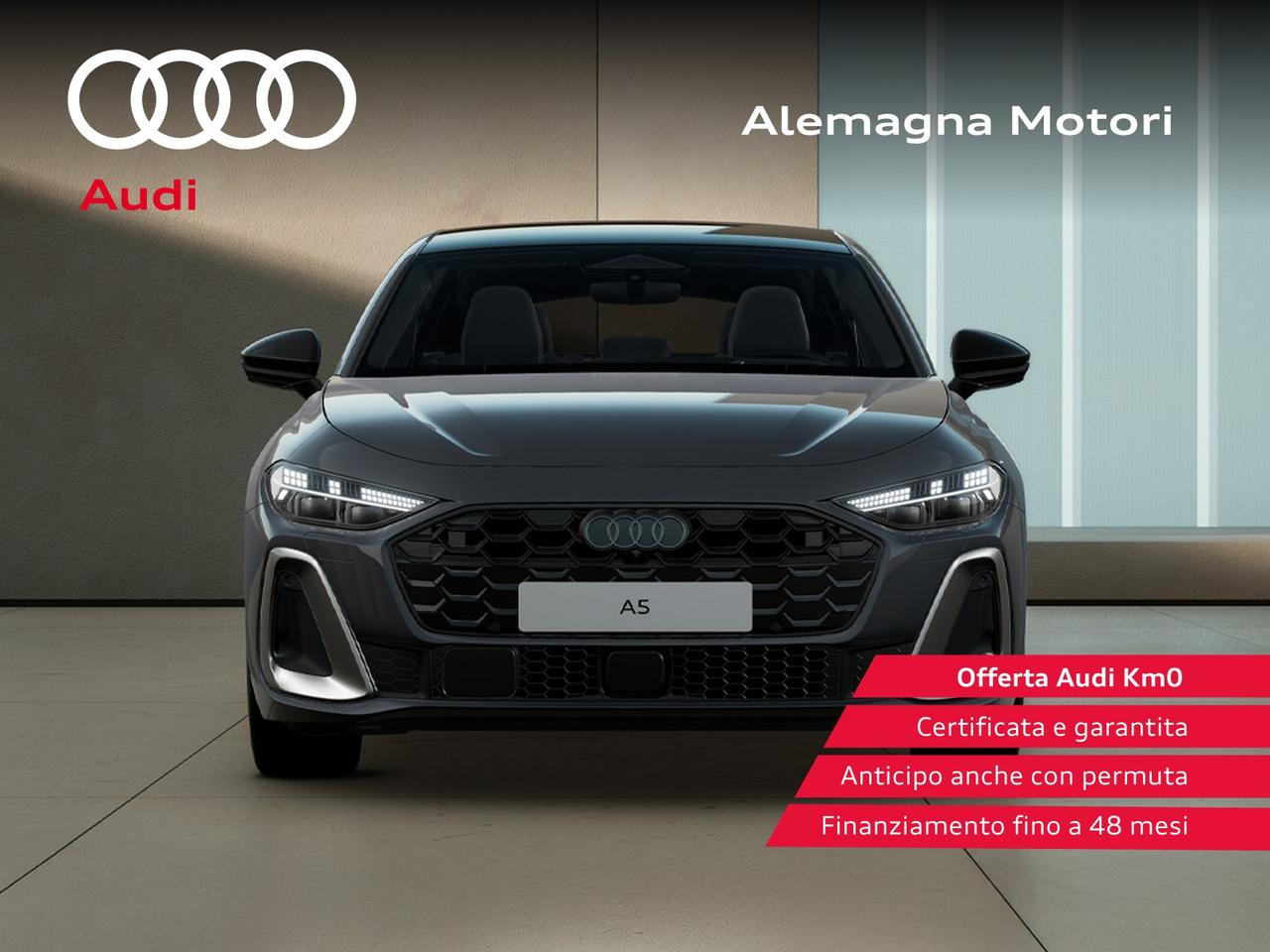 Audi A5 berlina 2.0 tdi mhev+ s line edition quattro 204cv s-tronic