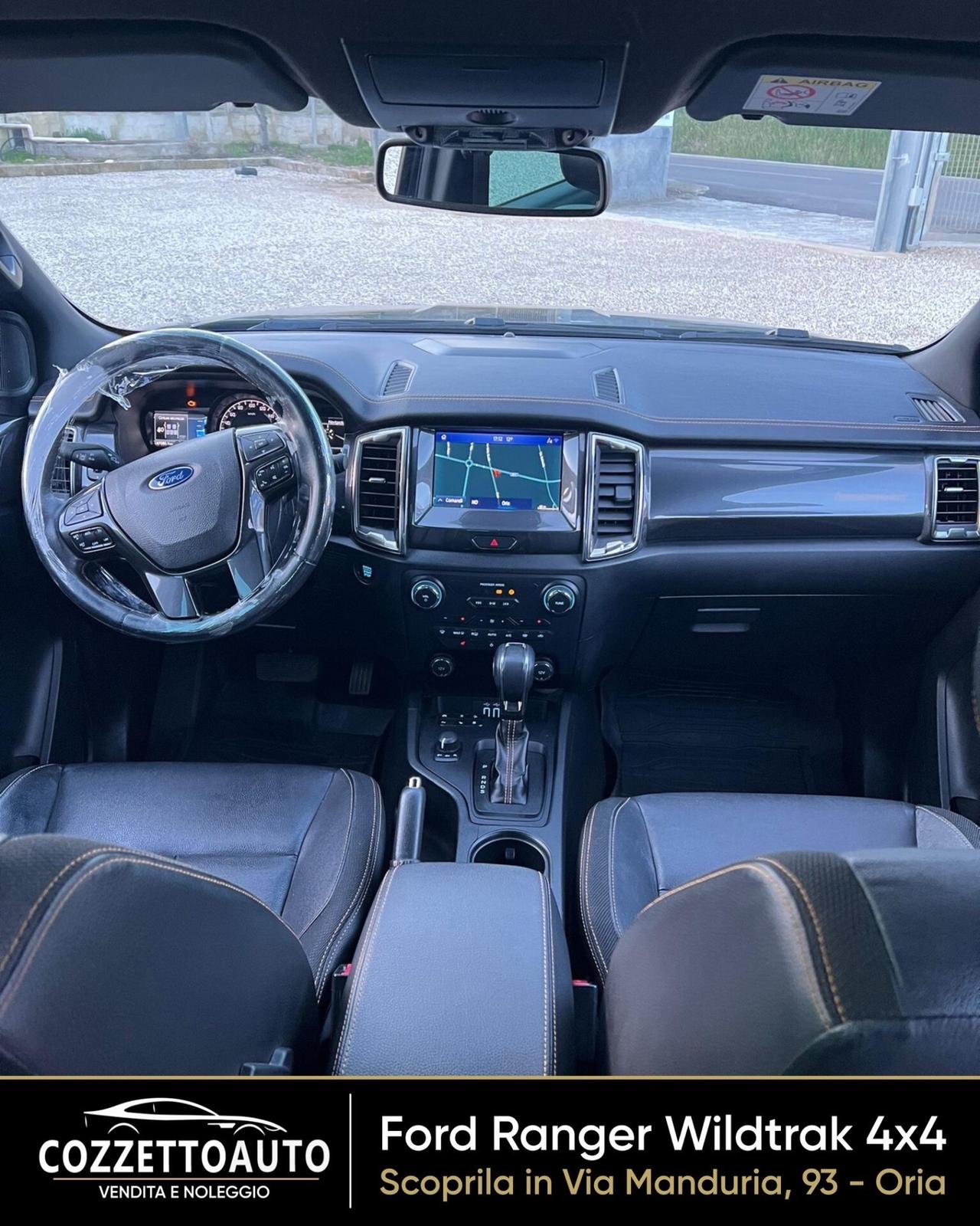 Ford Ranger Wildtrack 4x4 gancio traino