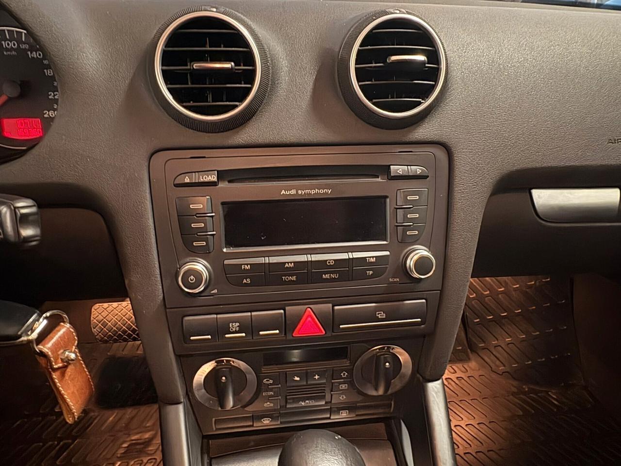 AUDI A3 SPBORBACK Diesel 2.0 serie2 S-TRONIC CAMBIO AUT. CV 140 TDI Km 170.018 Certificati