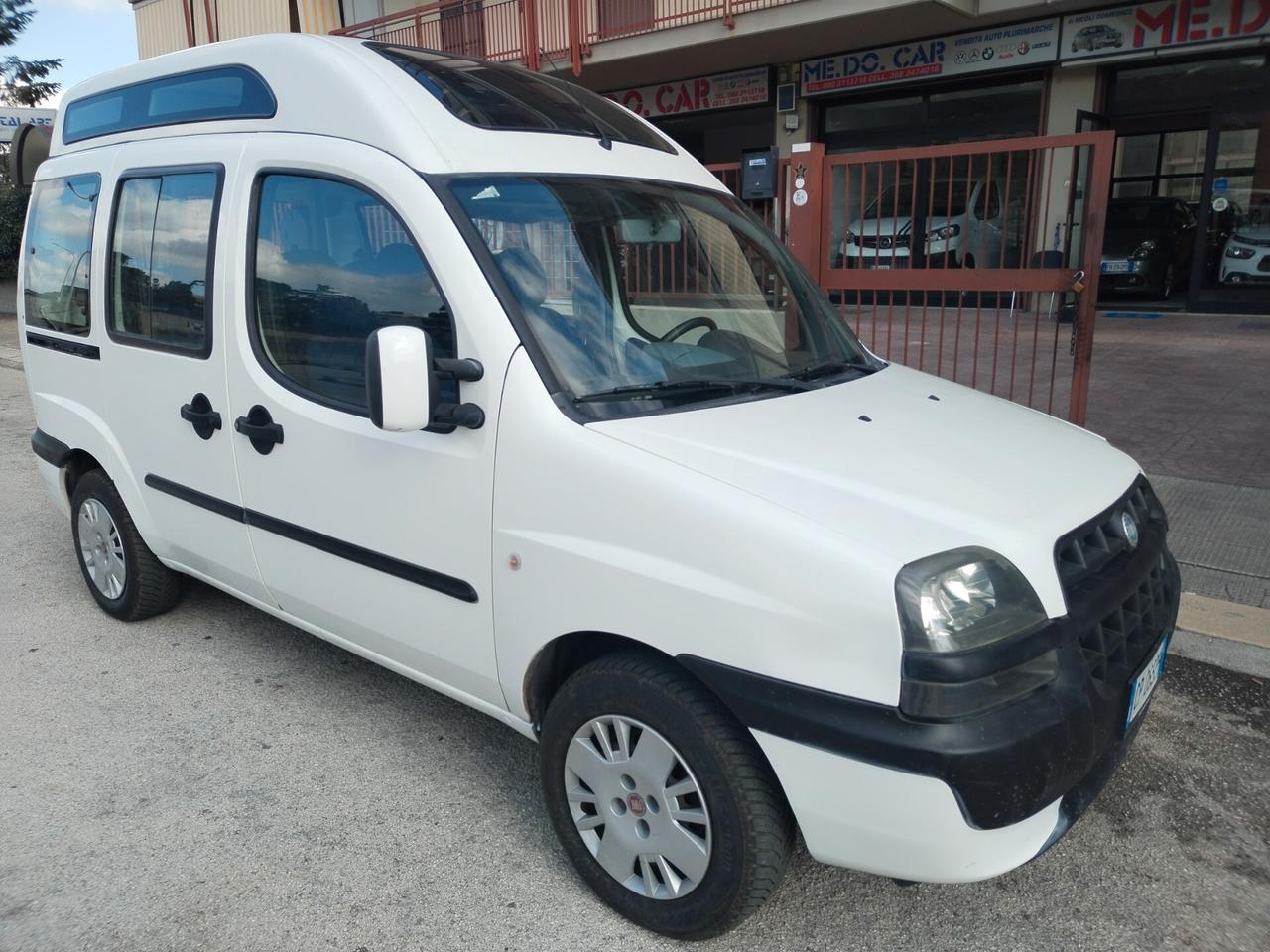 Fiat Doblo 1.9 JTD cat tetto alto pedana per disabili