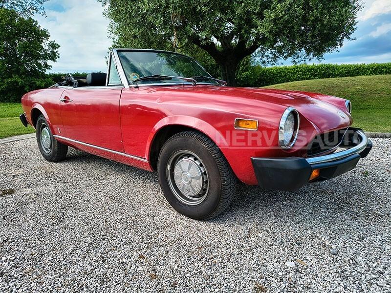 Fiat 124 Spider 1800 – Rossa Interni Neri CRS Anno 1975