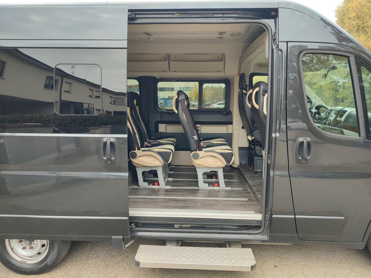 FIAT DUCATO 2018 A METANO 9POSTI PEDANA DISABILI EURO6D