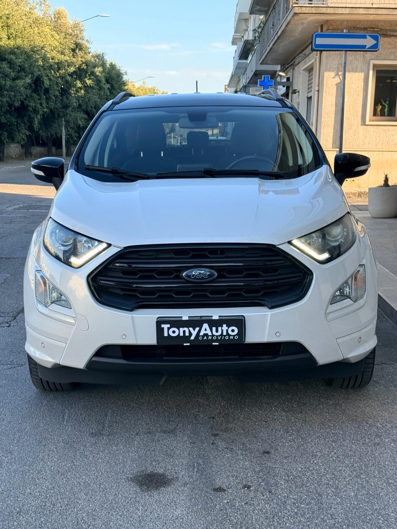 Ford EcoSport 1.5 ecoblue ST-Line Black Edition NAVI,TELECAMERA,ANDROID AUTO,APP CONNECT,ALCANTARA,SCHERMO DIGITAL