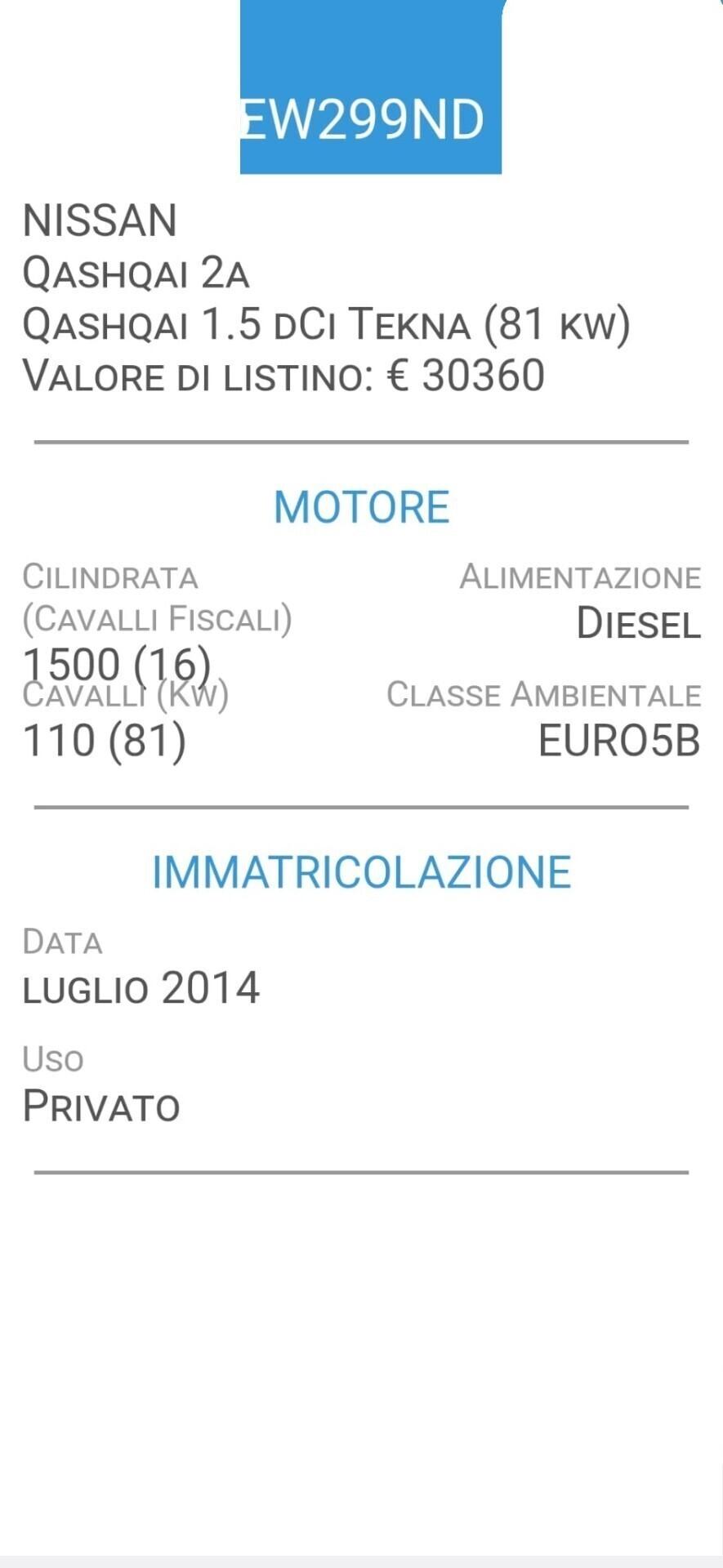 Nissan Qashqai 1,5 dCi-UNICO PROPR-NAVI-TELECAMERA