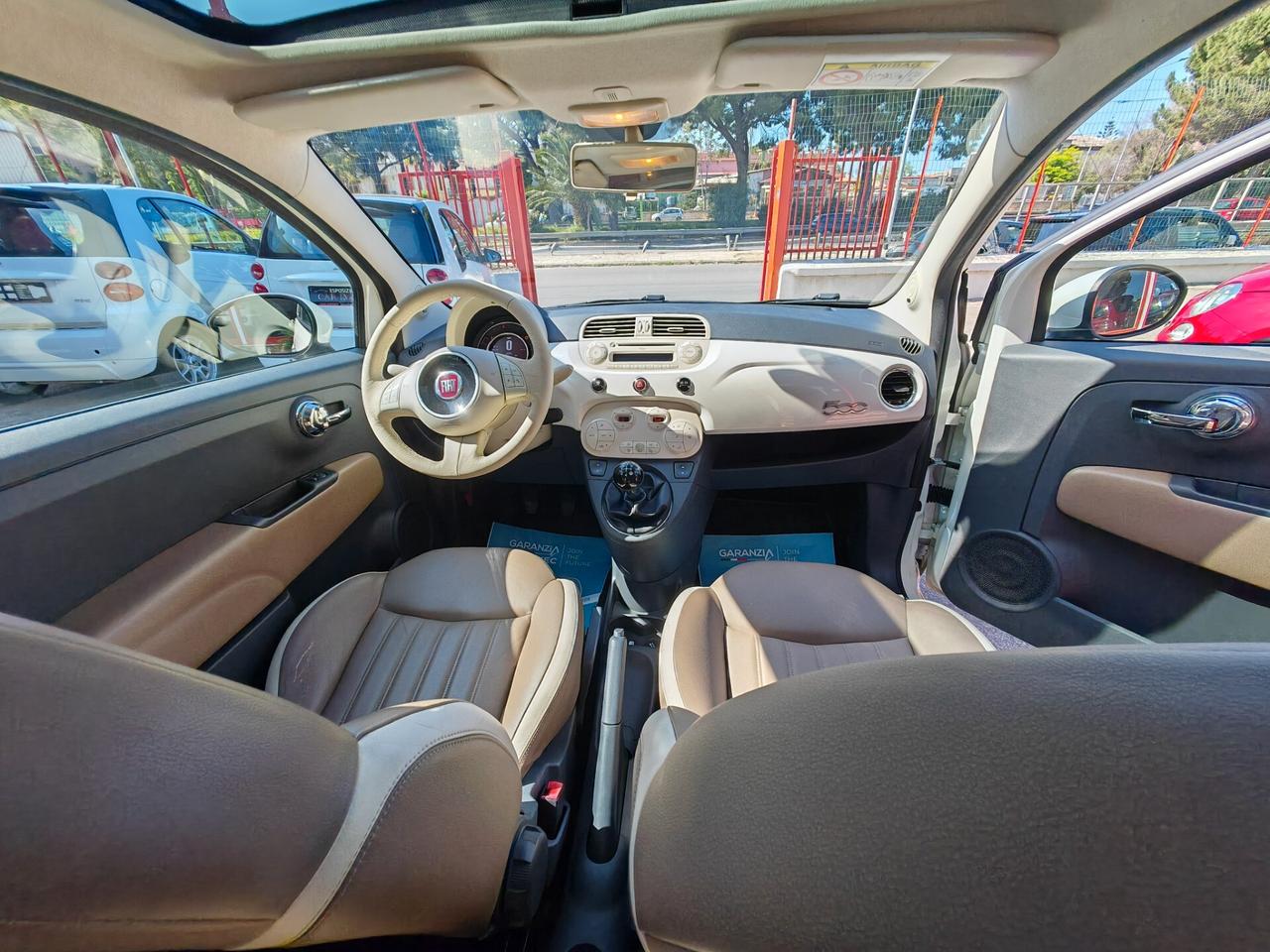 Fiat 500 1.3 diesel 04/2015 Cv95 LOUNGE BIANCO PERLA