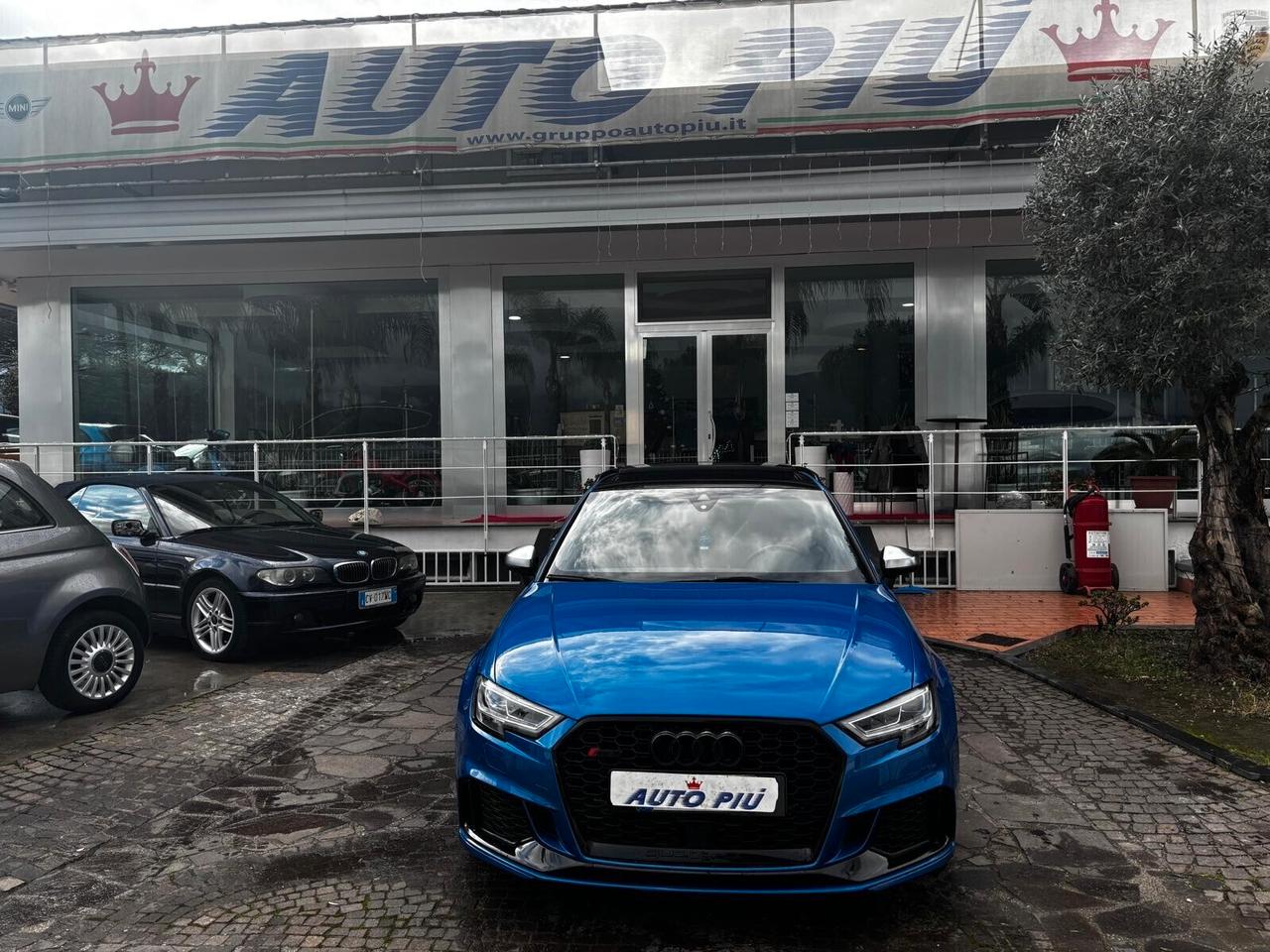 Audi RS3 Rs 3 sportback tettuccio apribile 500 cavalli