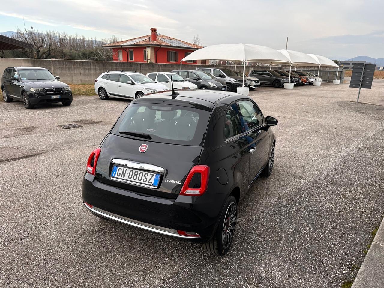 Fiat 500 1.0 Hybrid Red