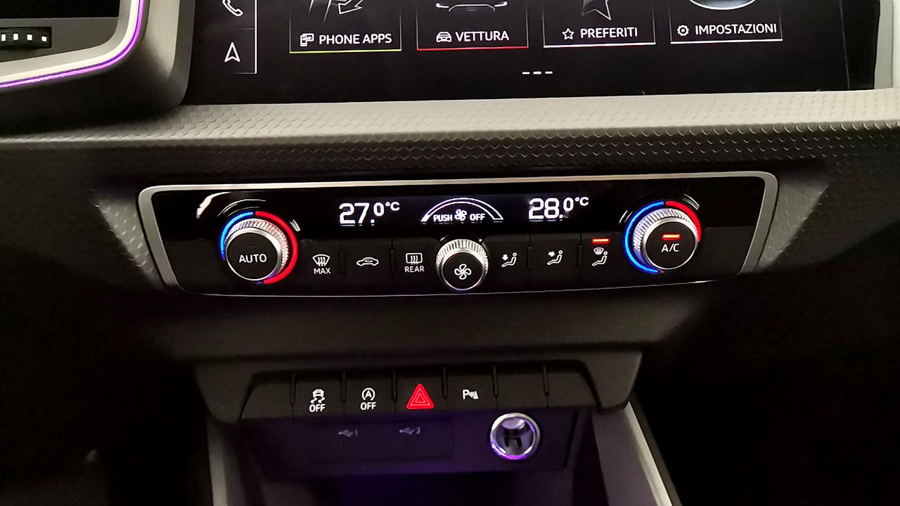 AUDI A1 II 2019 Sportback - A1 Sportback 30 1.0 tfsi S Line Edition 116cv s-tronic