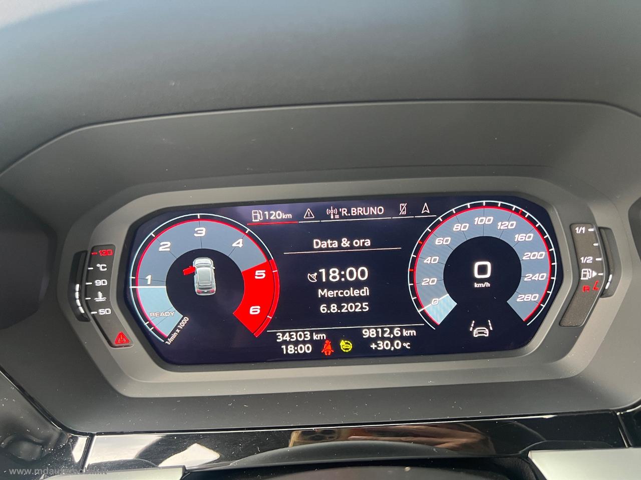 AUDI A3 SPB 30 TDI Business SOLO KM.34500 RETROCAMERA