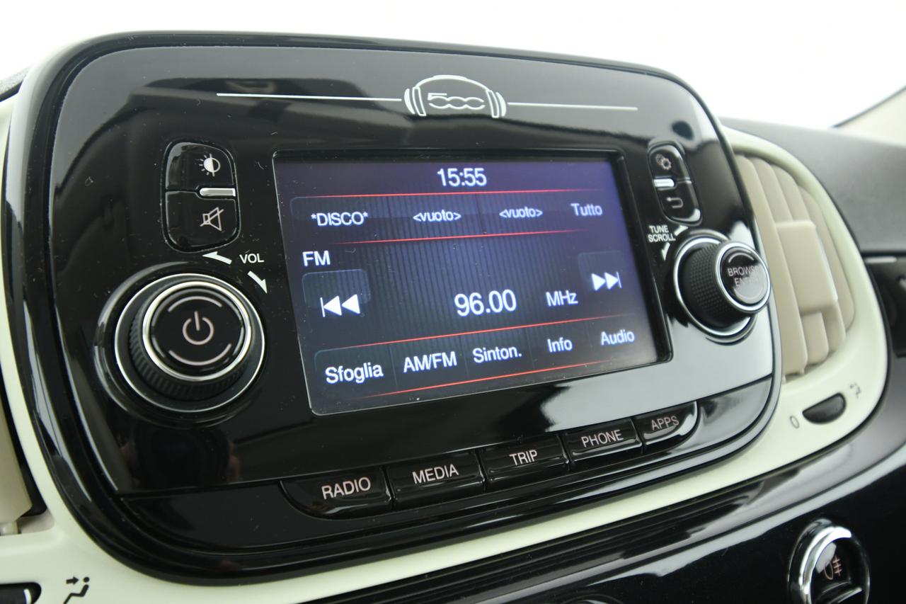 FIAT 500 1.2 Lounge 69cv TETTO PANO+BLUETOOTH