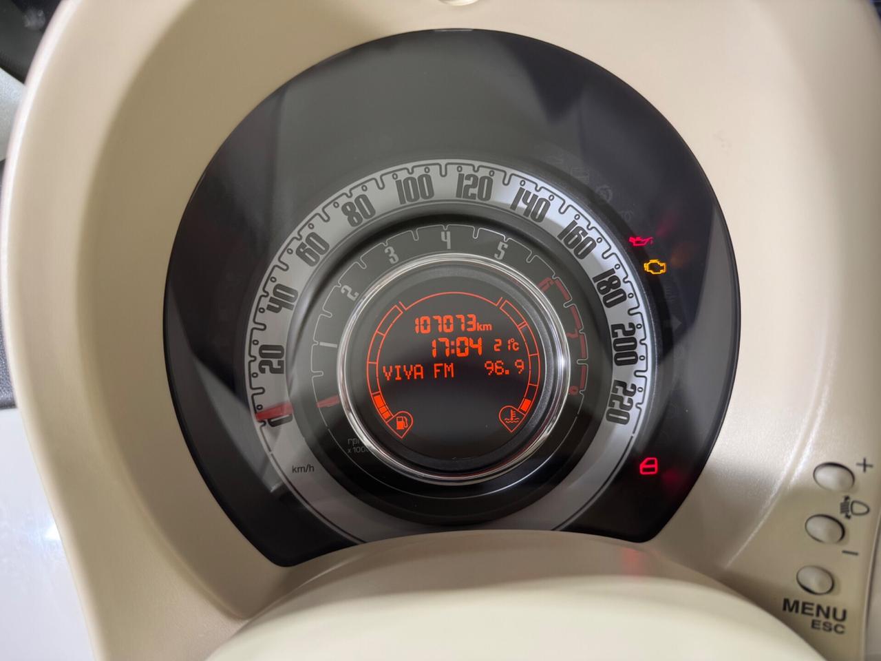 FIAT 500 1.2 69CV TETTO PANORAMICO UNIPROPRIETARIO