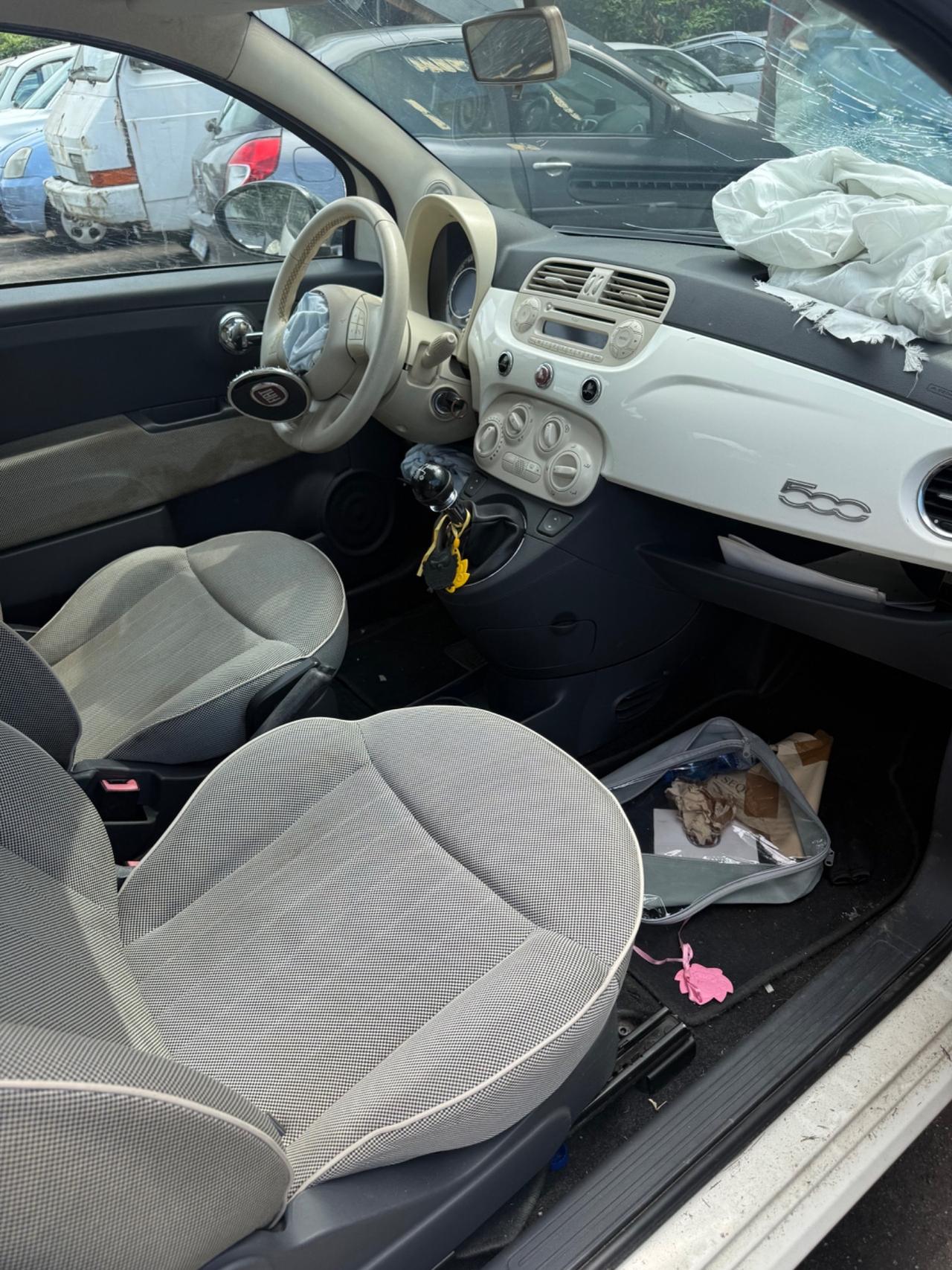 Fiat 500 1.2 BENZINA MARCIANTE INCIDENTATA – OTTIMA DA RIPRISTINO