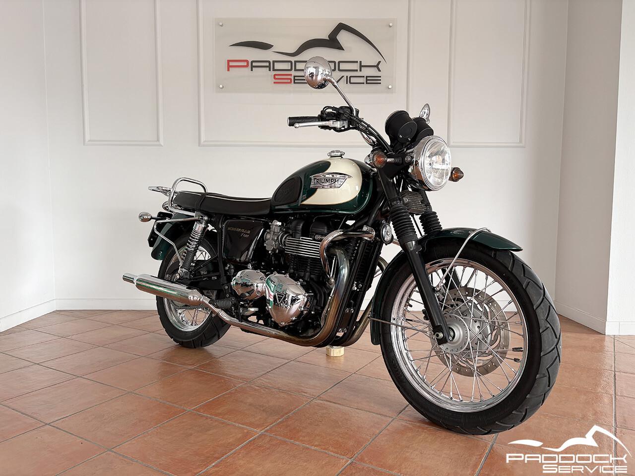 Triumph Bonneville T100 2012 23.120 km Forest green