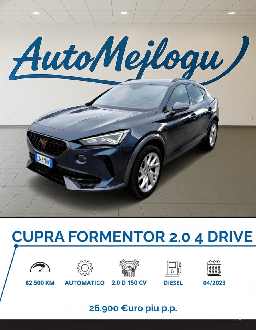 Cupra Formentor 2.0 TDI 4Drive DSG
