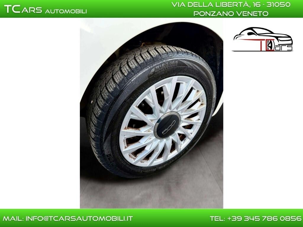 FIAT 500 1.2 BENZINA - TETTO PANORAMICO - NEOPAT.