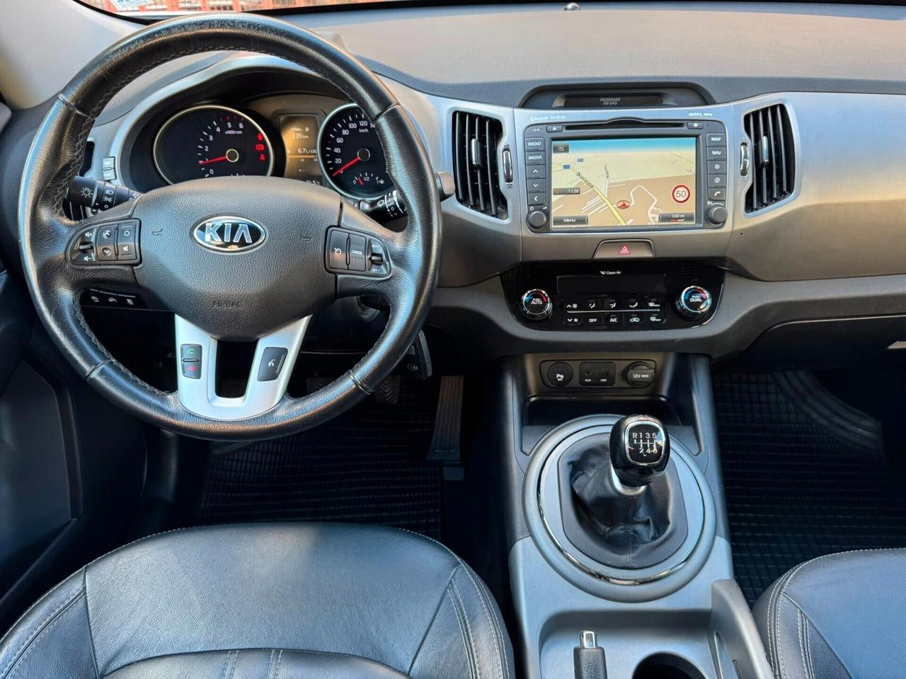 KIA SPORTAGE 1.7 CRDI 115 CV NAVI+RETROC.+CERCHI+PELLE