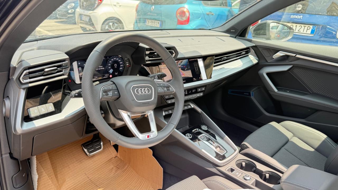 Audi A3 SPB 35 TDI S tronic S line edition LED NAVI COCKPIT KAMERA 360 TETTO APRIBILE PACCHETTO LUCI AMBIENT