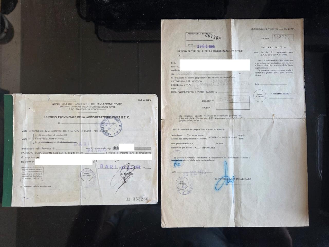 Peugeot 304 S BERLINA -SERVICE BOOK-