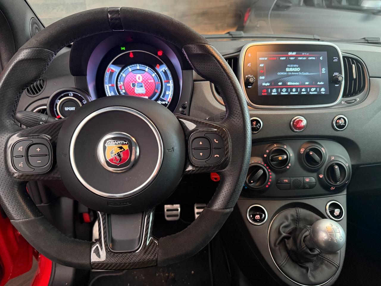 Abarth 595 C 1.4 Turbo T-Jet 180 CV Competizione-ITALIANA-TAGLIANDI UFFICIALI