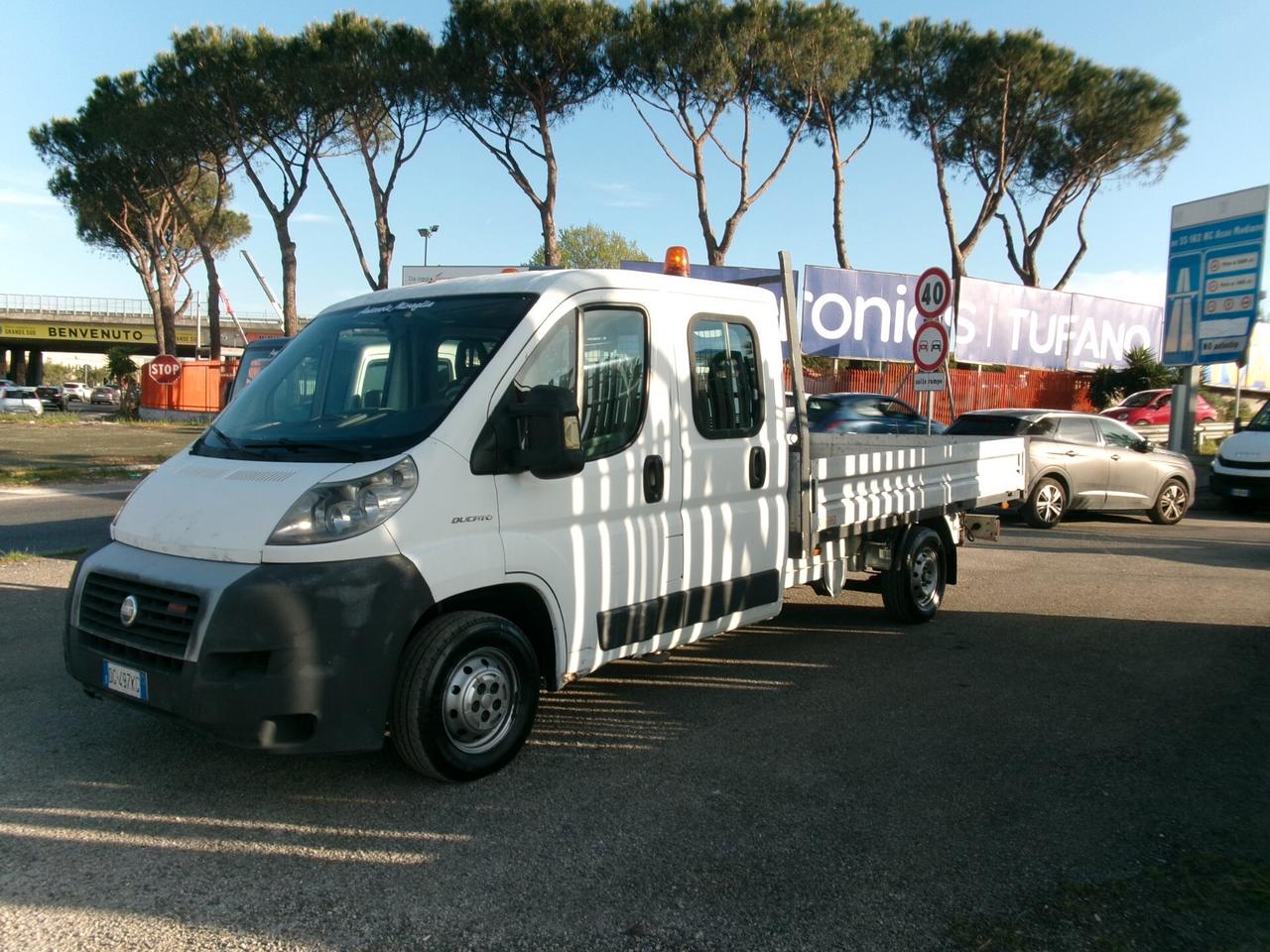 Fiat Ducato 3000 160CV DOPPIA CABINA 7 POSTI CASSONE FISSO 3.50 METRI