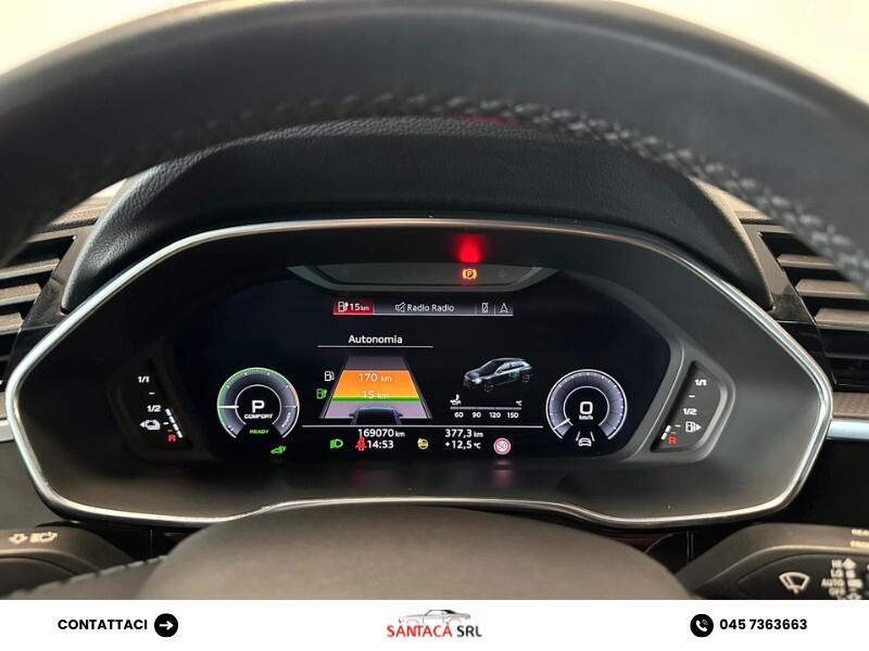 Audi Q3 SPORTBACK 35 TFSI S tronic S line edition Plug In Hybrid - DISTRIBUZIONE E TAGLIANDO APPENA FATTI