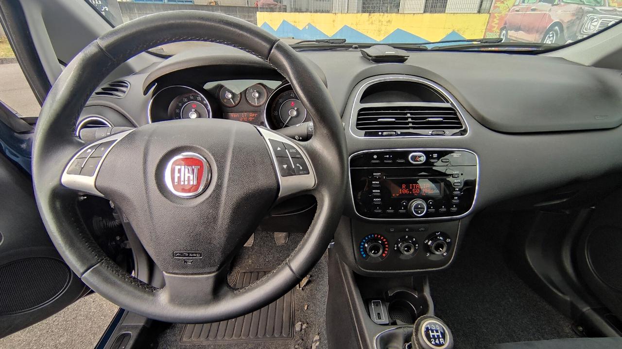 Fiat Punto 1.3 MJT 75 CV 5 porte Lounge NEOPATENTATI - 2015