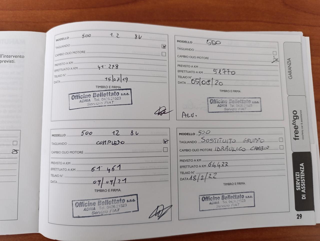 Fiat 500 1.2 69cv GQ - Uniproprietario